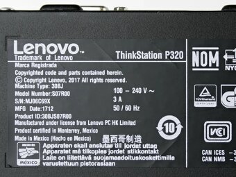 Lenovo P320 - i7 6700, 16GB RAM, 256GB SSD, ZÁRUKA, Win 11 - 8