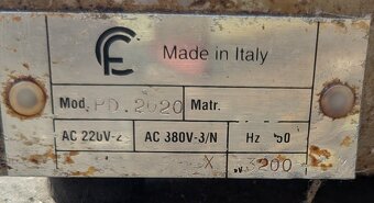 Profi Kontaktní gril CF Comm (REDFOX) Made in Italy PD 2020 - 8