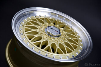Alu kola 16" 4x100/108 Riccardo silver/gold - 8