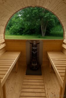ZAHRADNÍ SUDOVÁ SAUNA 340cm DIY 3KR - 8