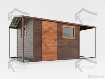 Zahradní domek 4x3m plus 2 přístřešky - 8