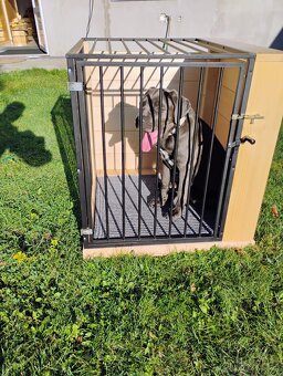 Vnitřní-interiorová odkládací klec pro psa, vyrobená na míru - 8