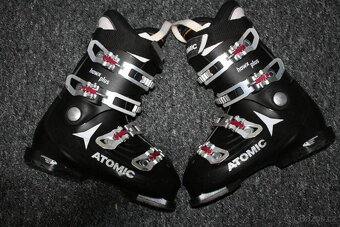 dámske lyže 156 cm , drevené jadro - 8