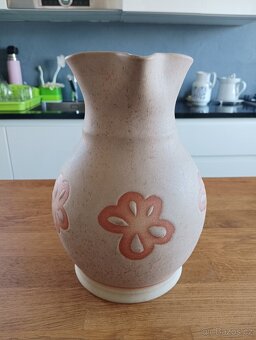 KERAMICKÝ DŽBÁN RUČNĚ DEKOROVANÝ - 8