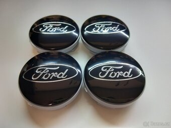 Středové krytky Ford, 54x52mm Black - 8