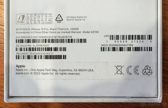 iPhone 15 Pro 256GB - 8