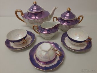 Perleťová čajová souprava - 8