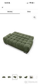 Rozkládací Pohovka s uloženým prostorem, trojmístna, 215 sm - 8