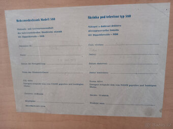 Skrinka pod televizor - typ 580 - 8