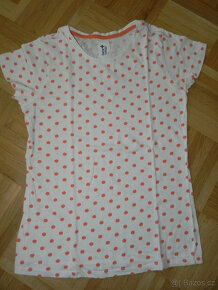 Různá bavlněná trička krátký rukáv vel. 158/164 - 8