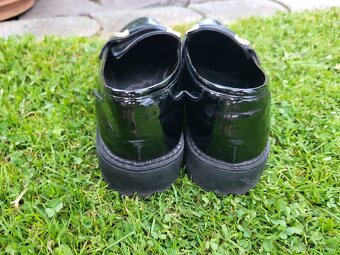 MOKASÍNY vel.41 zn.JENNY FAIRY ČERNÉ LESKLÉ MÓDNÍ - 8