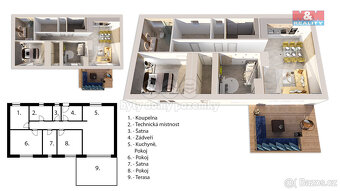 Prodej pozemku k bydlení, 1447 m², Popovice - 8
