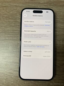 iPhone 15 černá- 128 GB - 8