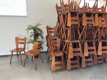 Restaurační STOLY a ŽIDLE ve velkém počtu. GASTRO - 8
