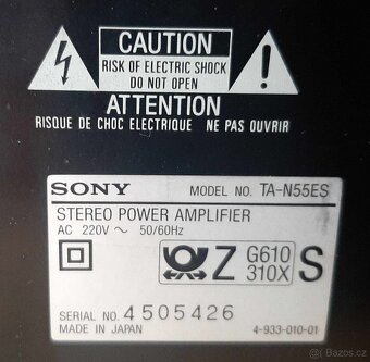 SONY TA-N55 ES koncový zesilovač - 8