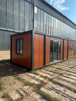 Obytný kontejner o rozměru 3x6m s francouz. dveřmi - 8