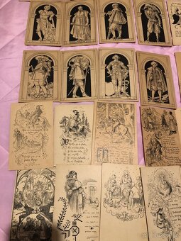 Staré pohlednice Mikoláš Aleš 88 + 9 kusu - 8