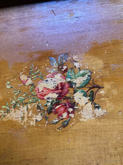 Šperkovnice dřevěná stará se zámkem 600 kč - 8