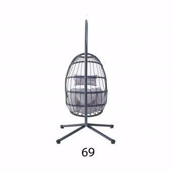 Závěsné křeslo 69 (houpačka) šedá barva - 8