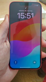 Apple iPhone 14 128GB RED, baterie88%,pěkný stav,záruka 12m - 8
