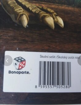 NOVÝ linkovaný zápisník A 4,  sešity Dino aj. - 8