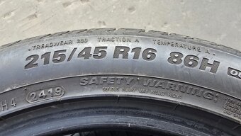 Letní pneumatiky 215/45/16 Kumho - 8