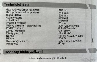 Stolní soustruh SM-300E - 8