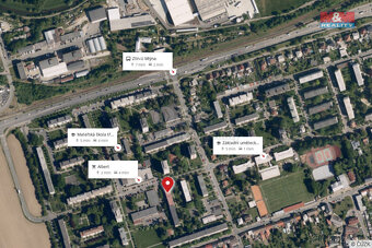 Pronájem bytu 2+1, 58 m², Zlín, ul. třída Svobody - 8