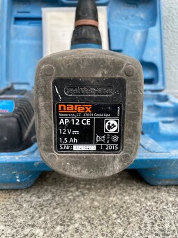 Aku vrtačka Narex ASV 12 EA, funkční baterie v zátěži - 8