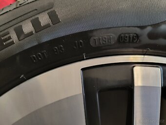 ALU kola Passat Superb 5x112 r17, Originál,+TPMS,Pirelli 98% - 8