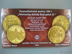 Prodám Nezrealizované motivy sběratelských mincí - 100€ - 8