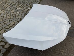 kapota škoda octavia 3,III, facelift bílá candy LF9E - 8