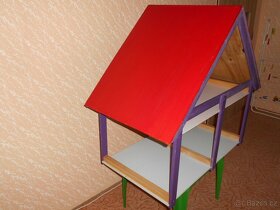 Domeček dřevěný pro panenky Barbie. - 8