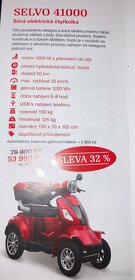 Elektrický vozík pro seniory SELVO 41000 - 8