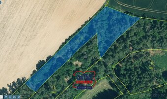 Lesní pozemky nedaleko obce Hodyně, ev.č. VŠ-7510 - 8