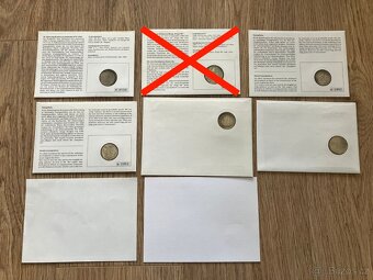 Numismatické mincovní dopisy Československo Slovensko mince - 8