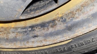 Prodám sadu 4 ks 155/70 R13 75T (ET43,5) - 8