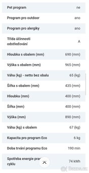Pračka AEG vrchní plnění - 8