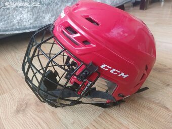 Hokejové helma CCM Tacks 710 Combo SR velikost M - 8