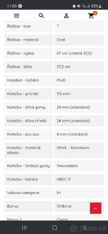 Prodám koloběžku NATIVE STEM zlatou - 8