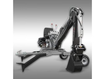 Minibagr Jansen MB-360° benzínový kráčející bagr - 8