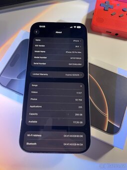 iPhone 16 Pro Max 256GB, přírodní titan - 8