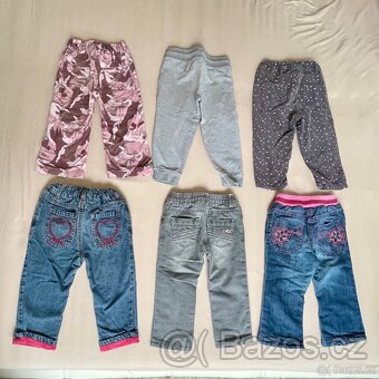 Dívčí kalhoty - set 6 kusů - 8