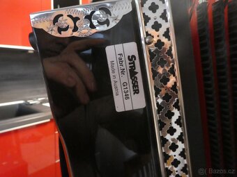 Štýrská pětiřadá harmonika, Strasser de Luxe E - 8