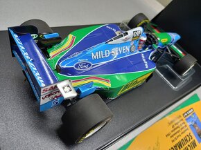 F1 BENETTON FORD B194 VÍTĚZ AUSTRÁLIE 1994 SCHUMACHER 1:18 - 8