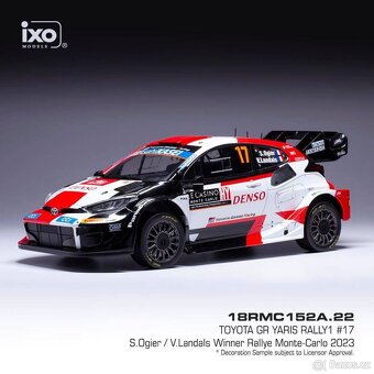 Modely Toyota GR Yaris Rally 1:18 IXO - 8