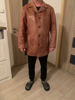 Pánské kožené sako XXL Mauritius - 8