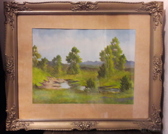 Obrazy - z pozůstalosti ak.malíř Antonín Kouba - 8