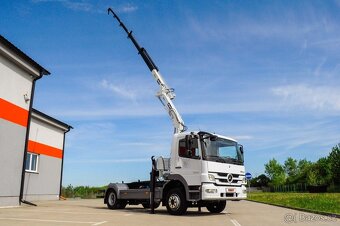 MERCEDES ATEGO 12T HÁKOVÝ NOSIČ KONTEJNERŮ HYDRAULICKÁ RUKA - 8