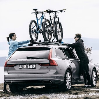 3x nový zabalený nosič Thule ProRide 598, sjednocený klíč - 8